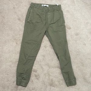 ZARA Green Joggers